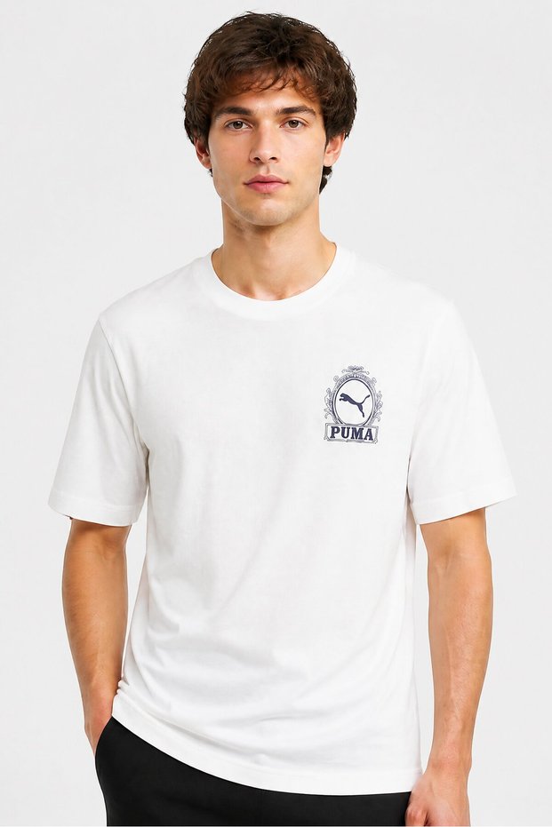 Men Sportswear Fit Short Sleeve Outdoor T-Shirt, White