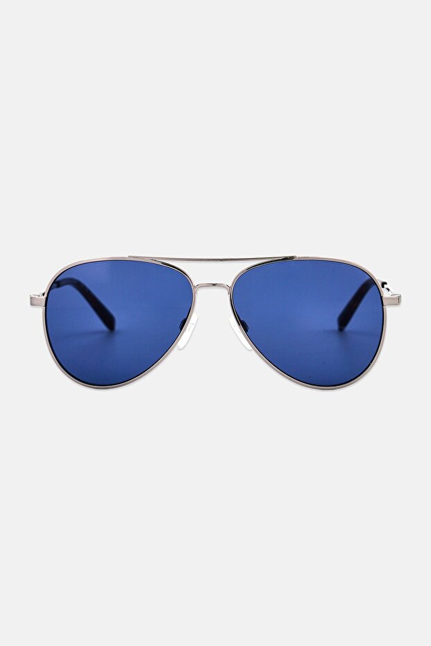 Men TH2336/S Aviator Sunglasses, Silver
