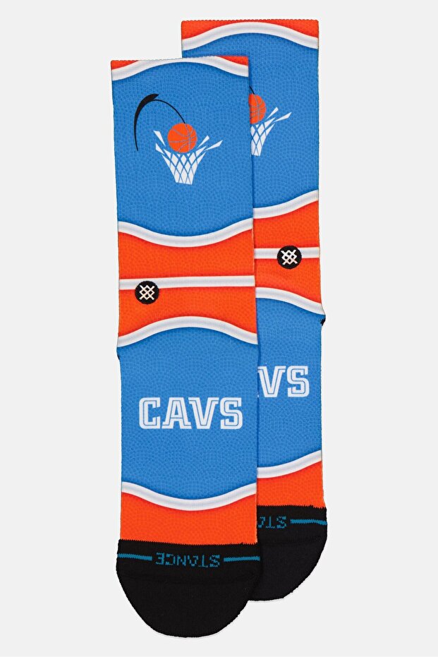 x NBA Men Graphic Print Crew Socks, Multicolor