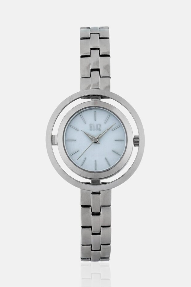 Women ES8775L2SHS Quartz Stainless Steel Watch 30 mm, Silver