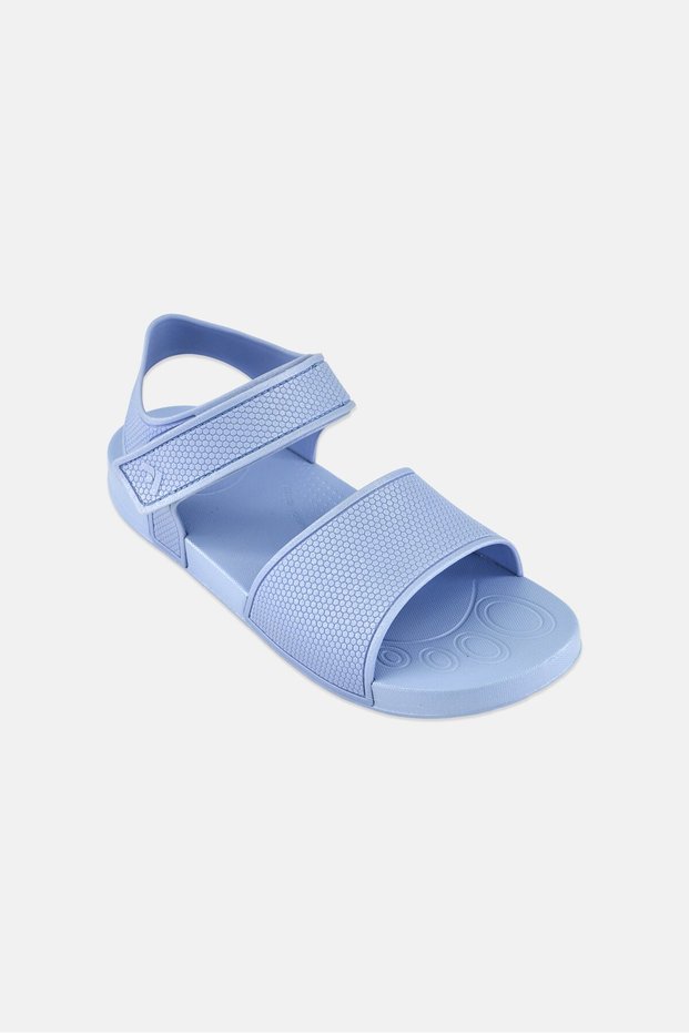 Kids Girl Iqushion Velcro Closure Sandals, Blue