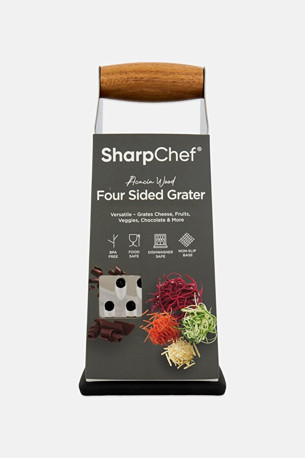 4-Sided Grater, Silver