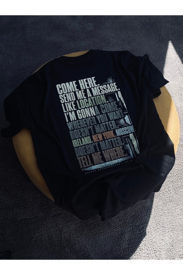 Ufc Khabib Nurmagomedov 100% Cotton Relax Fit Crew Neck Black Tshirt