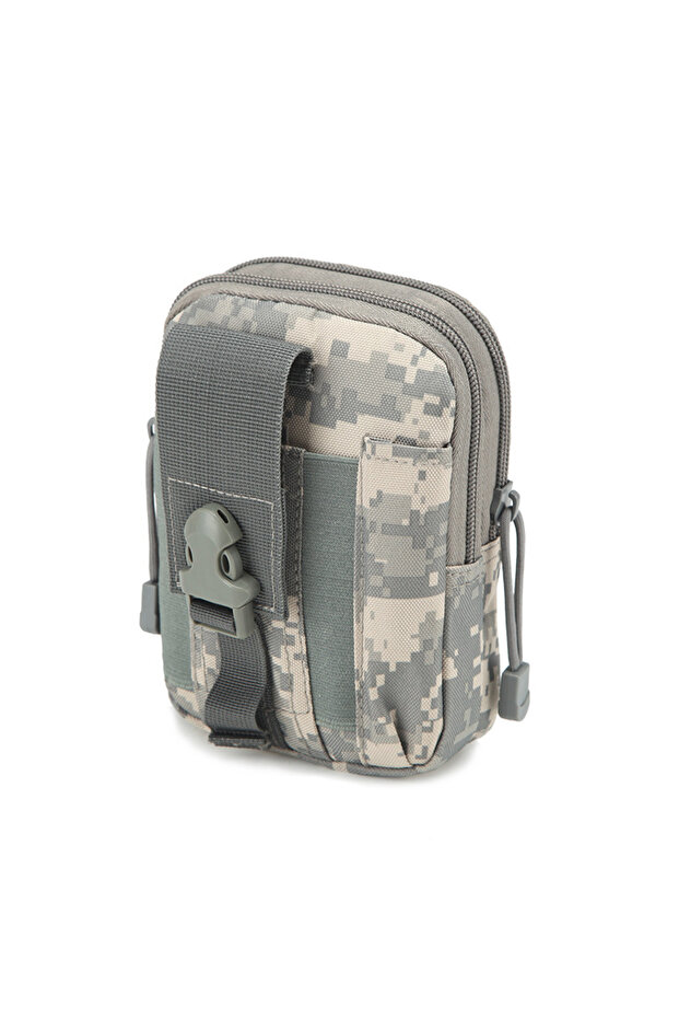 ACU Molle Pouch Belt Waist Pack Men Small Pocket Survival Tool Bag for Running Travel Camping Huntin