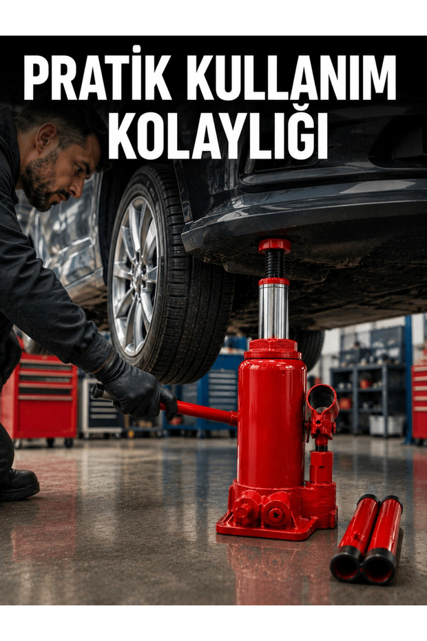 Reliable Hydraulic Bottle Jack with Sturdy Base Structure