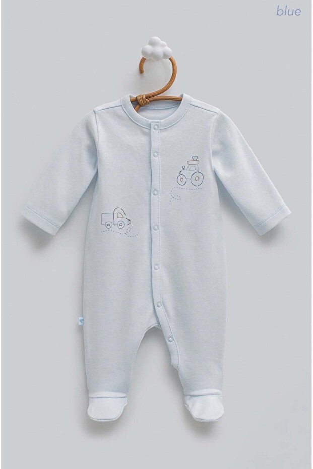 First Car Men's Overalls Blue