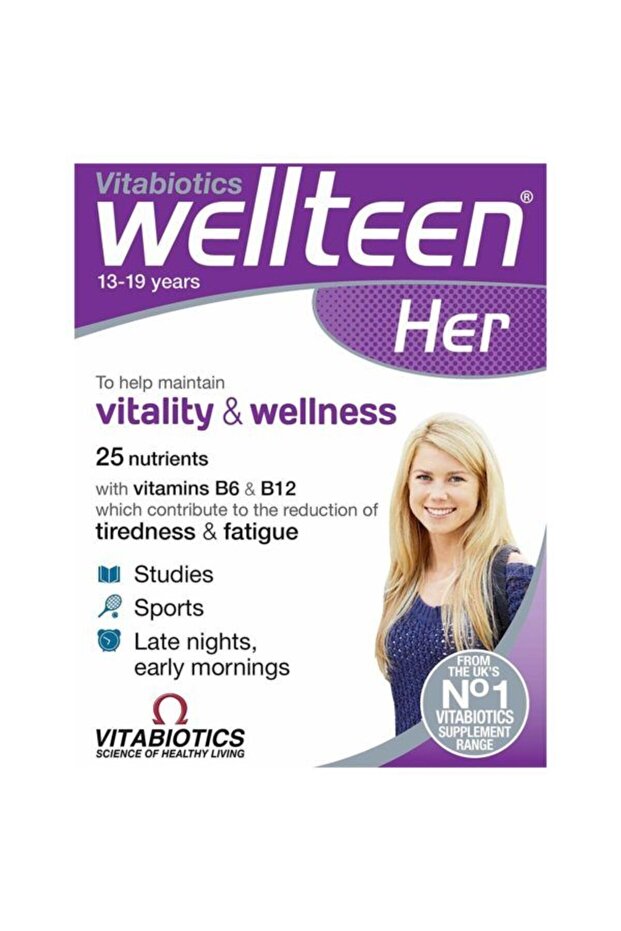Wellteen Vitality & Wellness Her, 30 Tablets