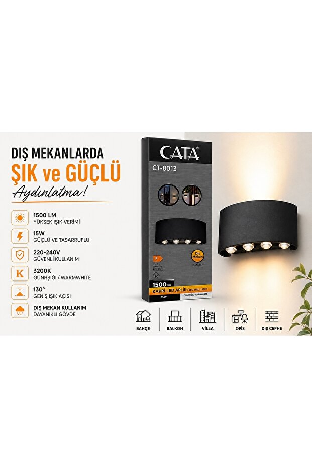 CT-8013 8W LED APLIK