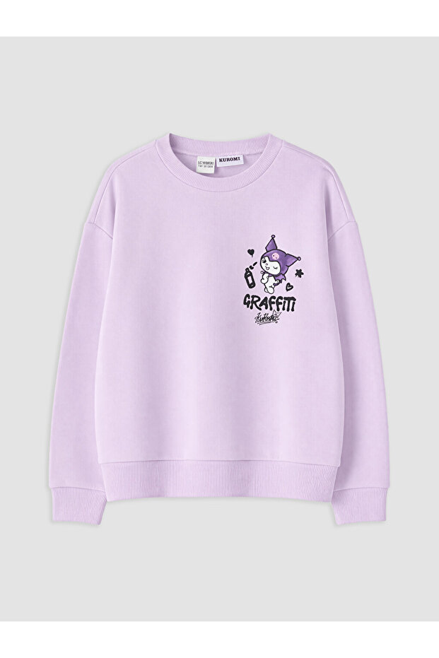 Kuromi Printed Girl's Sweatshirt