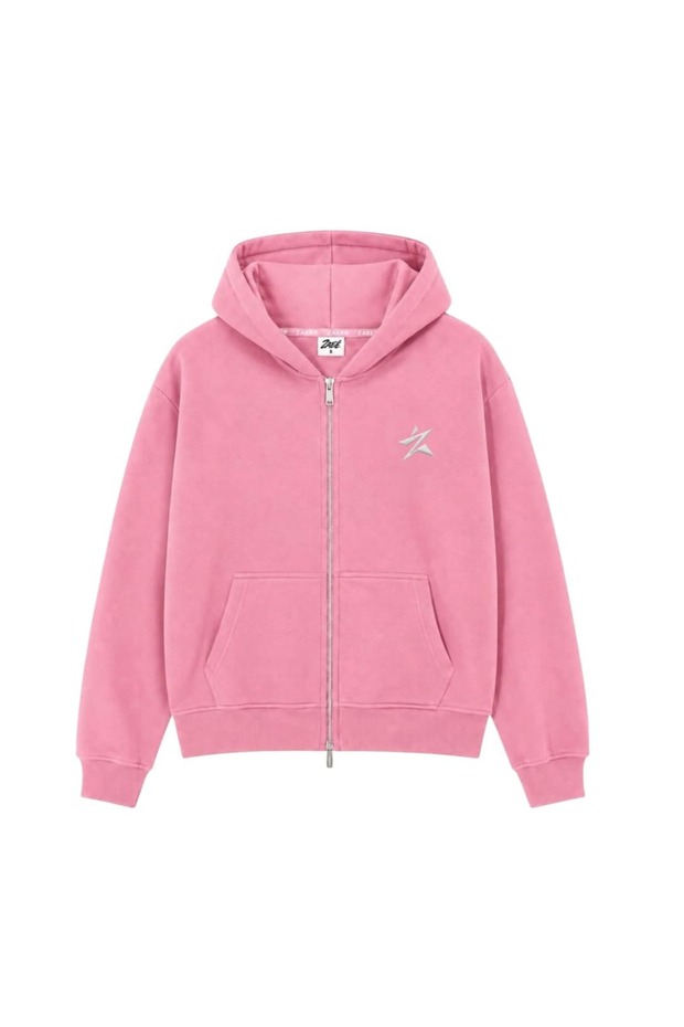 Star Double Zip Oversize Hoodie That Can Be Worn in All Seasons