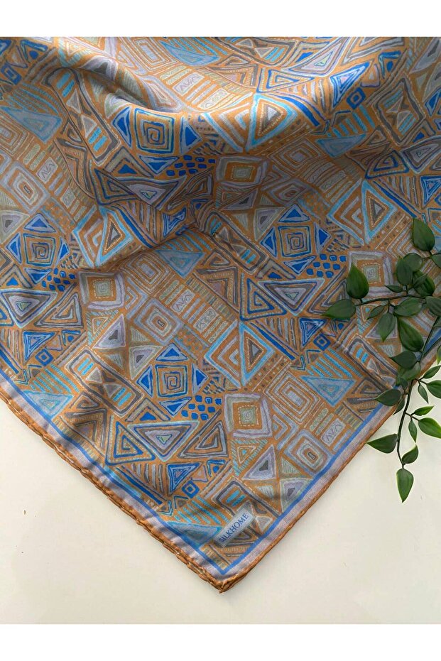 Hieroglyph Pattern Soft Cotton Scarf