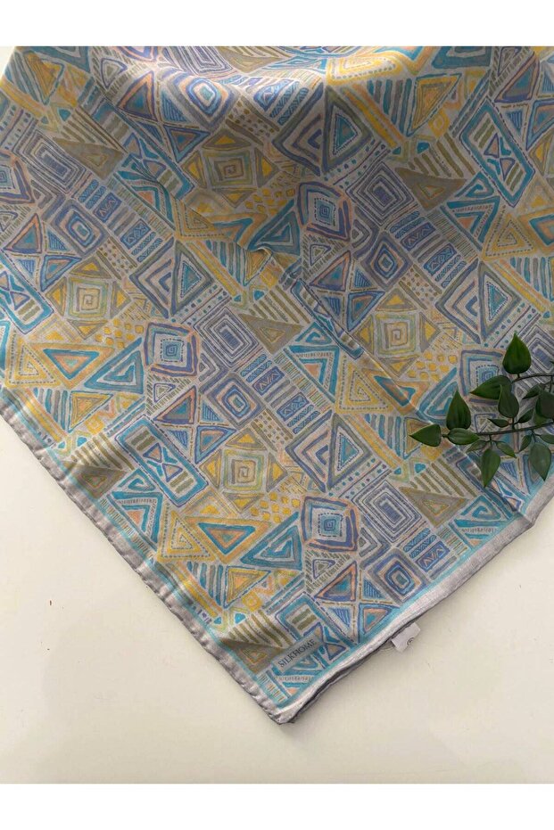 Hieroglyph Pattern Soft Cotton Scarf