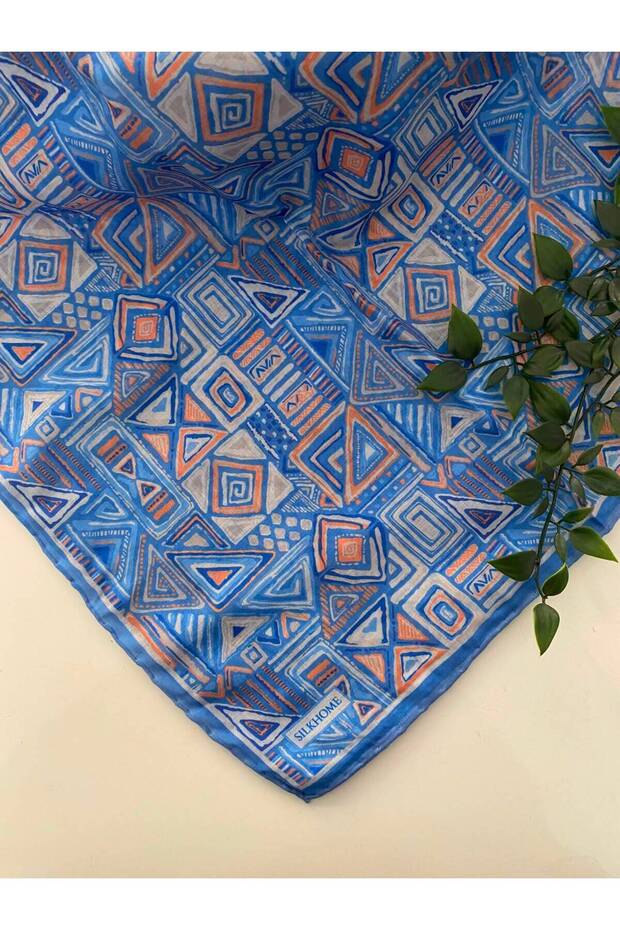 Hieroglyph Pattern Soft Cotton Scarf