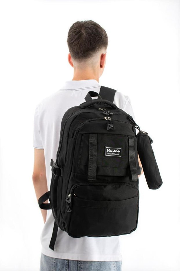 Ventis Unisex Set of 2 School Bags with Pen Holder High School Middle School Backpack 43*30 cm Multi-Pocket Vnt7-F