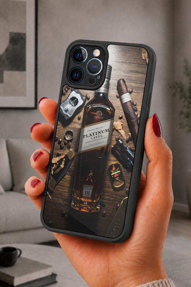 حافظة مقاومة للصدمات متوافقة مع هاتف iPhone 12 Pro Max من JohnnieWalker مع حماية للكاميرا