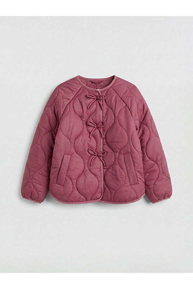 Two Mt Shop Quality Lcw Kids Pink Oval Collar Girls' Coat