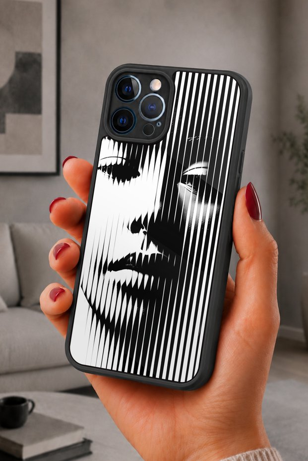 حافظة مقاومة للصدمات متوافقة مع هاتف iPhone 12 Pro Max مع حماية للكاميرا بنمط رسومي