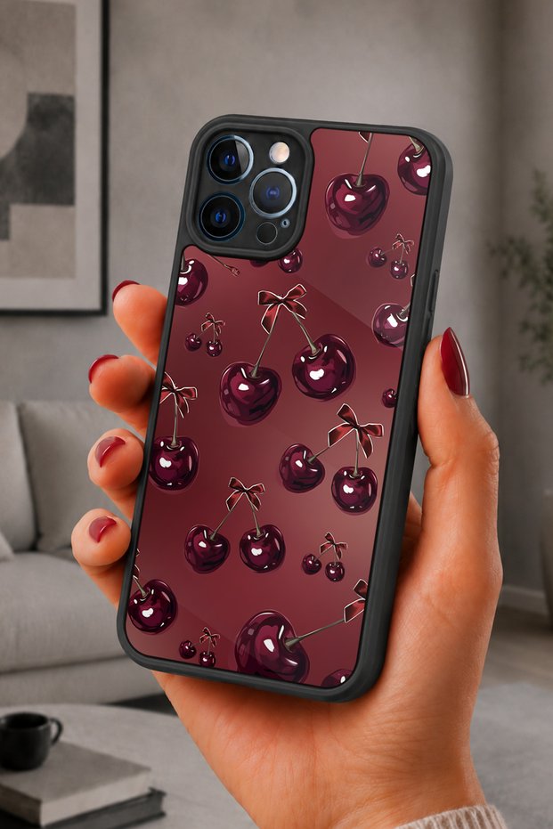 حافظة مقاومة للصدمات متوافقة مع هاتف iPhone 12 Pro Max مع حماية للكاميرا بنمط فيونك