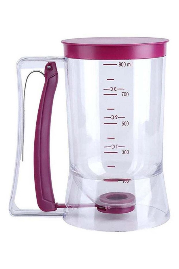 Batter Dispenser Pancake Cupcake Batter Mauve-Clear 900ml
