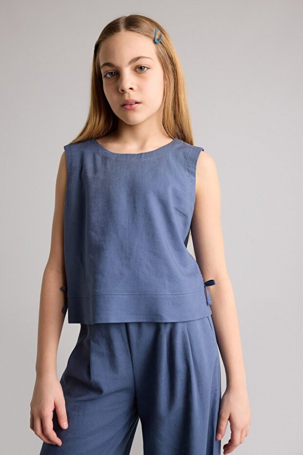 Sleeveless Basic Blouse Girls G8364A826Sm