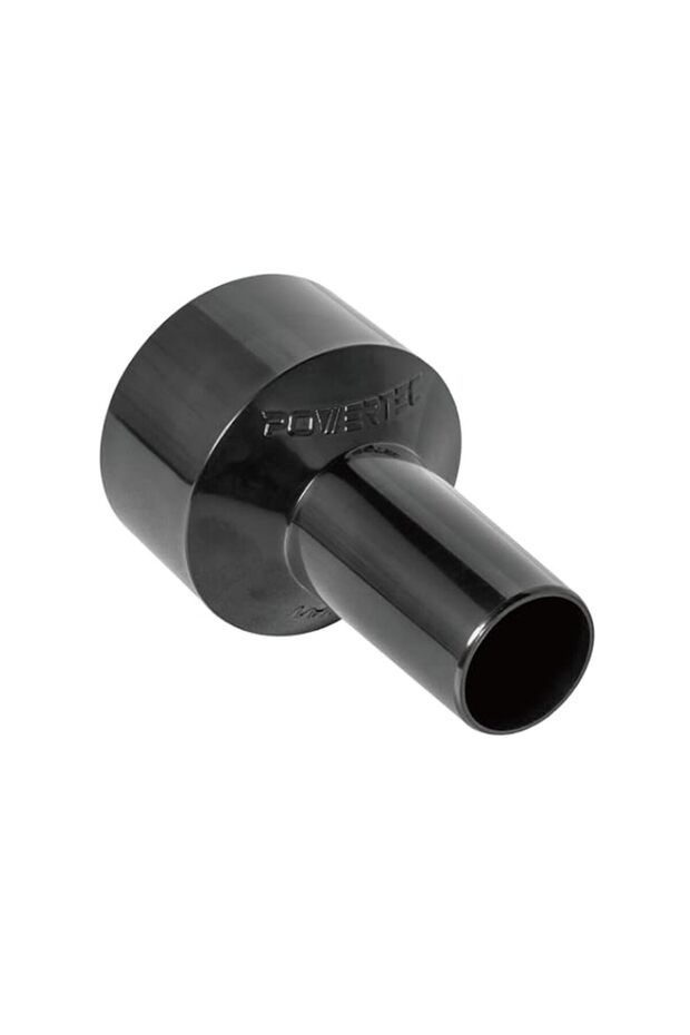 Powertec 70140 2-1/2” to 1-1/4” Hose Reducer, Black