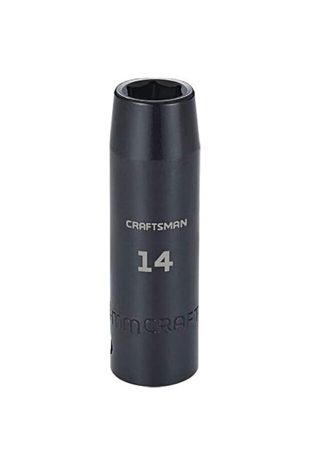 CRAFTSMAN Deep Impact Socket, Metric, 1/2-Inch Drive, 14mm (CMMT16075)