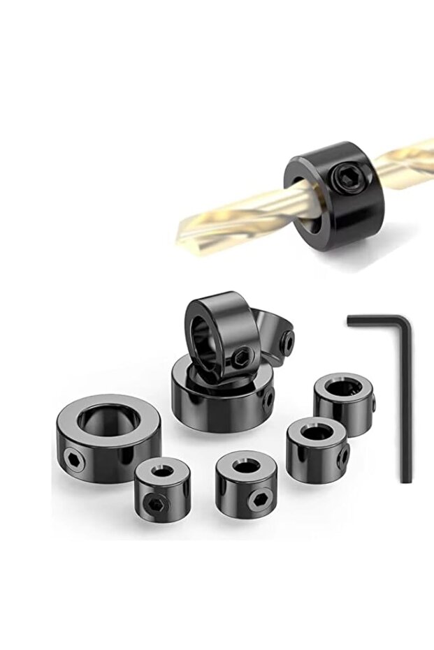 ELEPHANTBOAT® Drill Depth Stop Collar Set 3-16mm