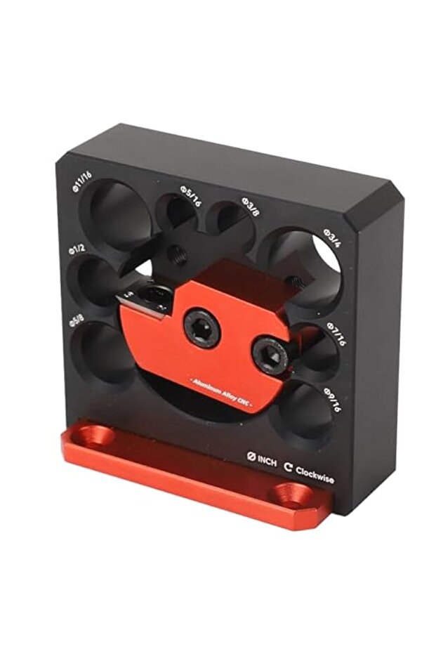 Dowel Jig Kit Adjustable Woodworking Tool 8 Hole Round Rod Aluminum Alloy For Wood Projects