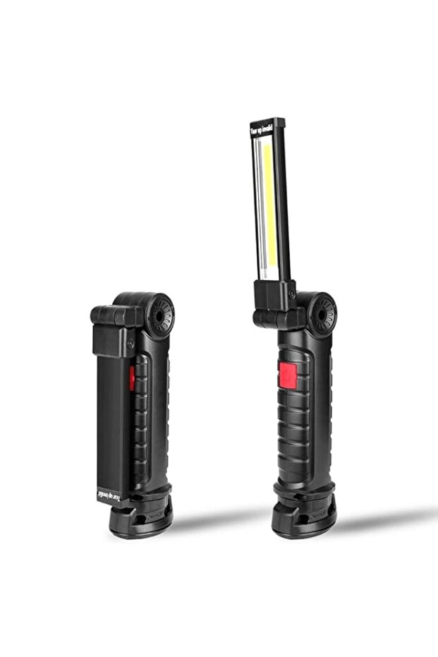 eWINNER Foldable LED Light COB Rechargeable Handheld FlashLight Magnetic Base Rotate and 5 Modes LE