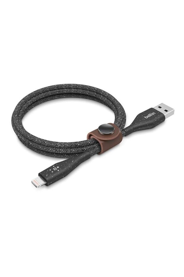 Belkin 4 ft/1.2 m duratek plus lightningto usb-a cable with strap (ultra-strongchargingcable for ip