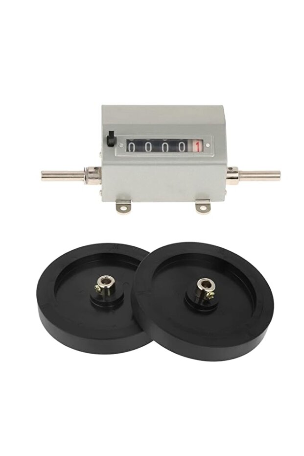 Digital Reversible 5 Digit Length Counter with Measuring Wheel for Cable Wire Fabric Meter