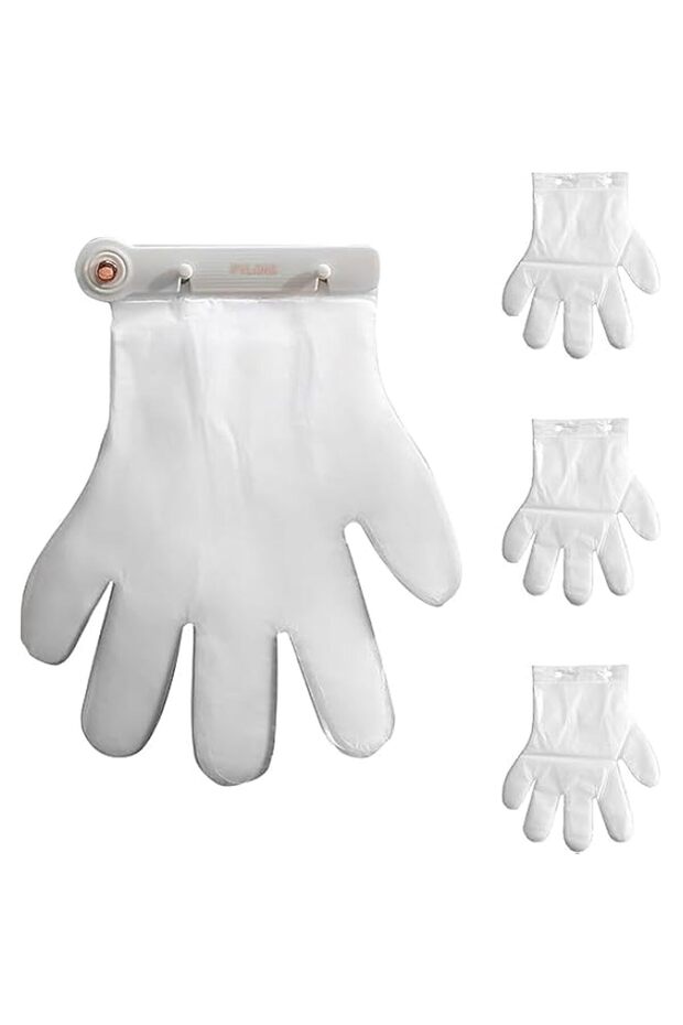 Disposable Glove Dispenser with 300PCS, Convenient One-Use Mitten Organizer for Easy Storage and Qu