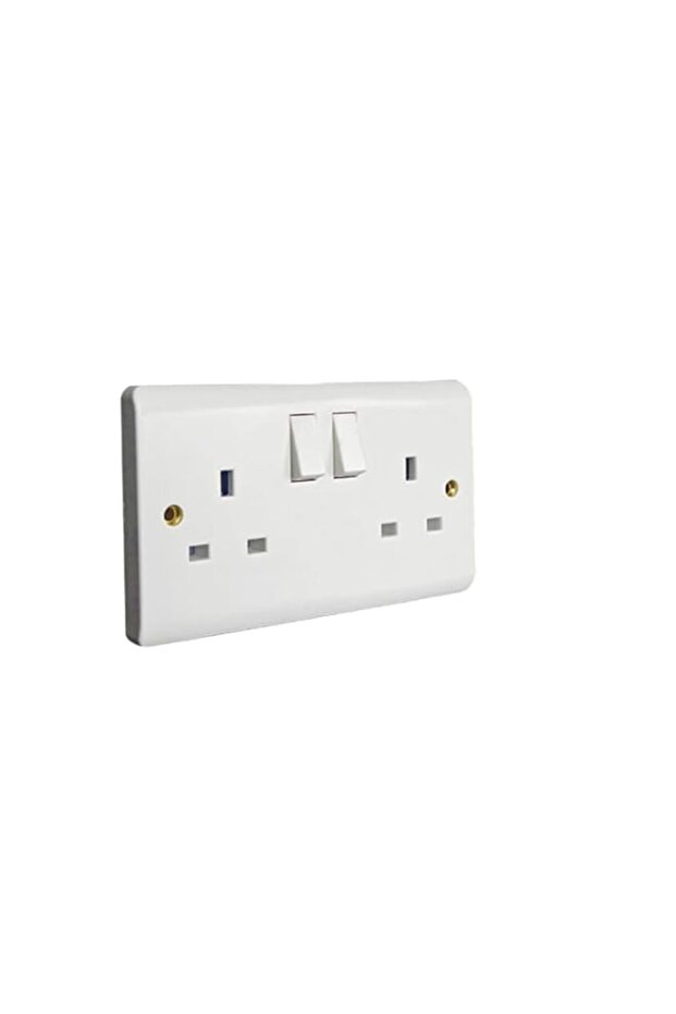 MICRON 13A 2GANG SWITCH SOCKET SP
