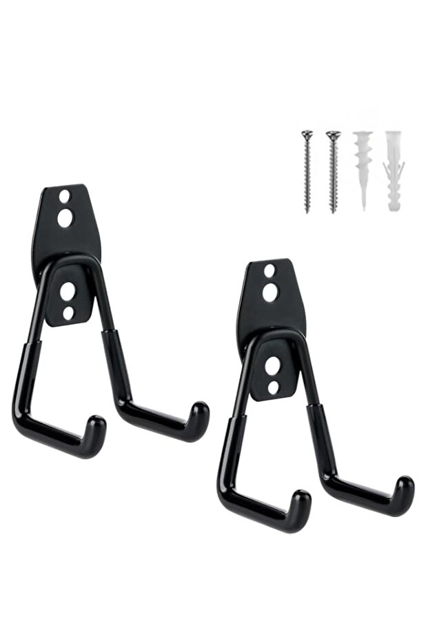 Heavy Duty, Utility, Hanging Storage, for Garden, Ladders, Bikes, Organizers, for Small Tools 2-Pac