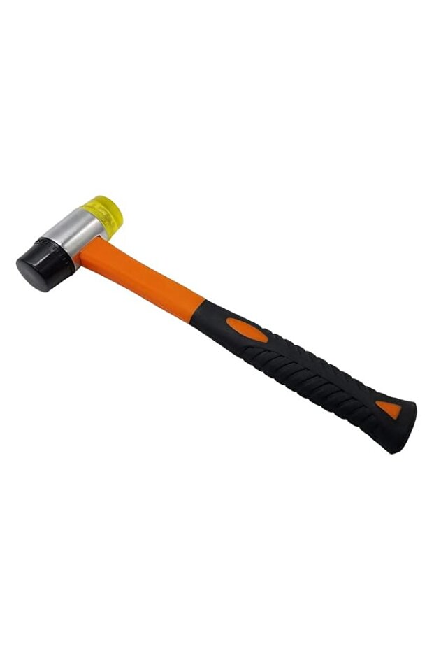 Romica Rubber Mallet, 35mm Double-Faced Soft Hammer with Comfortable Handle Manual DIY Hammer for F