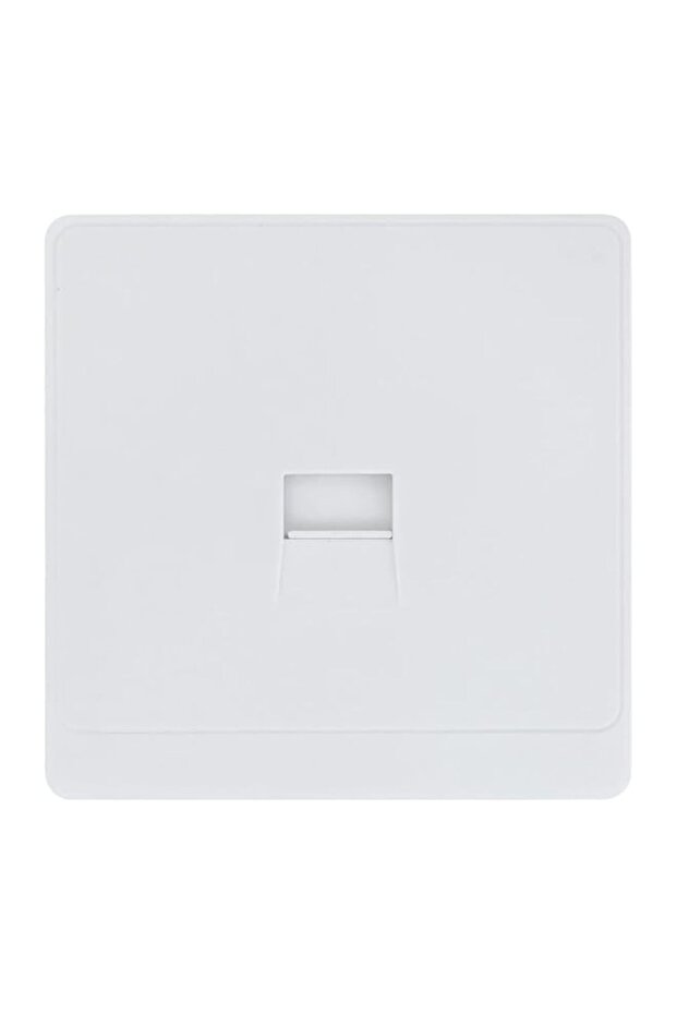 RJ45 Cat6 Data Socket, 1 Gang Network Ethernet Port with Protective Shutter, PC Classic Range, Sing