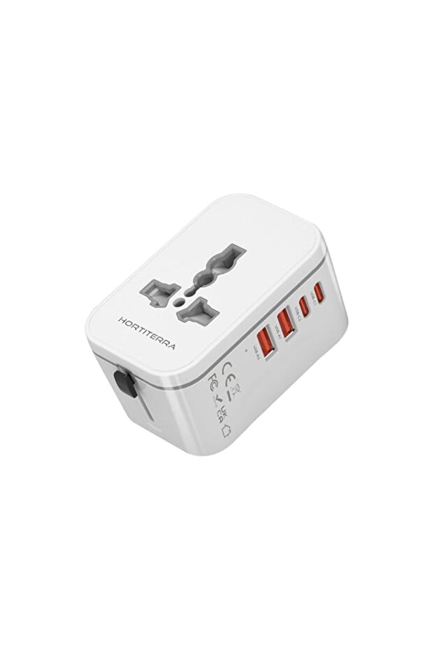 Universal Adapter, Worldwide Travel Plug Adaptor with 2 USB A and 2 USB C Ports, PD20W Internationa