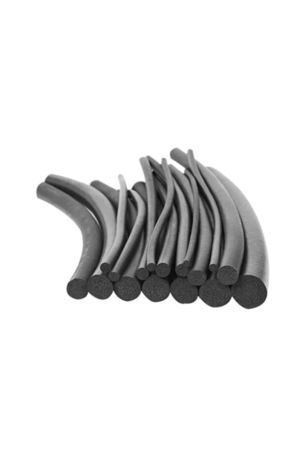 PDM Solid Rubber Cord, Black 8mm x 8m Rubber Seal for Gaskets, Automotive Doors, Windows, RVs, Indu