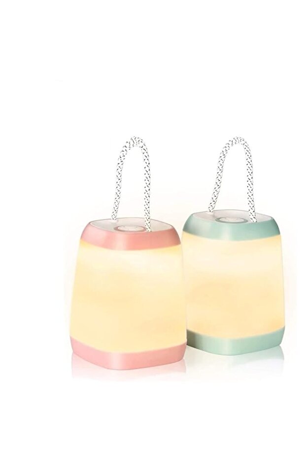 SYOSI 2 Pack LED Camping Lantern Portable Tent Light with 3 Modes, Battery Powered Outdoor Indoor E