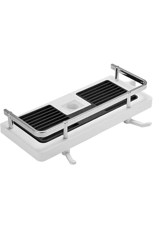 Bathroom Storage Shelf, Adjustable Shower Shelf No Punch Shelf Box Bathroom Lift Tray Multifunction