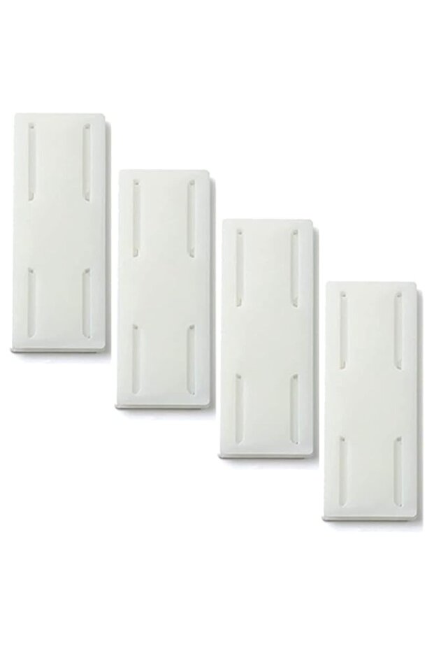 4 Pack Self-Adhesive Power Strip Holder, No-Drill Wall Mount Socket Organizer, Extension Block Hold