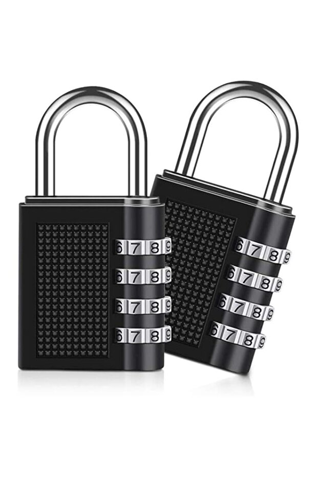 Combination Padlock, 4 Digit Combination Lock, Padlock for School Gym Locker, Filing Cabinets, Tool