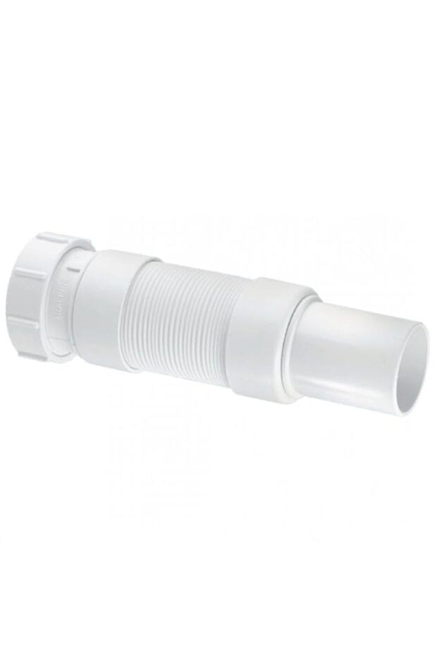 McAlpine FLEXCON6 Flexible Fitting Universal Connector, White