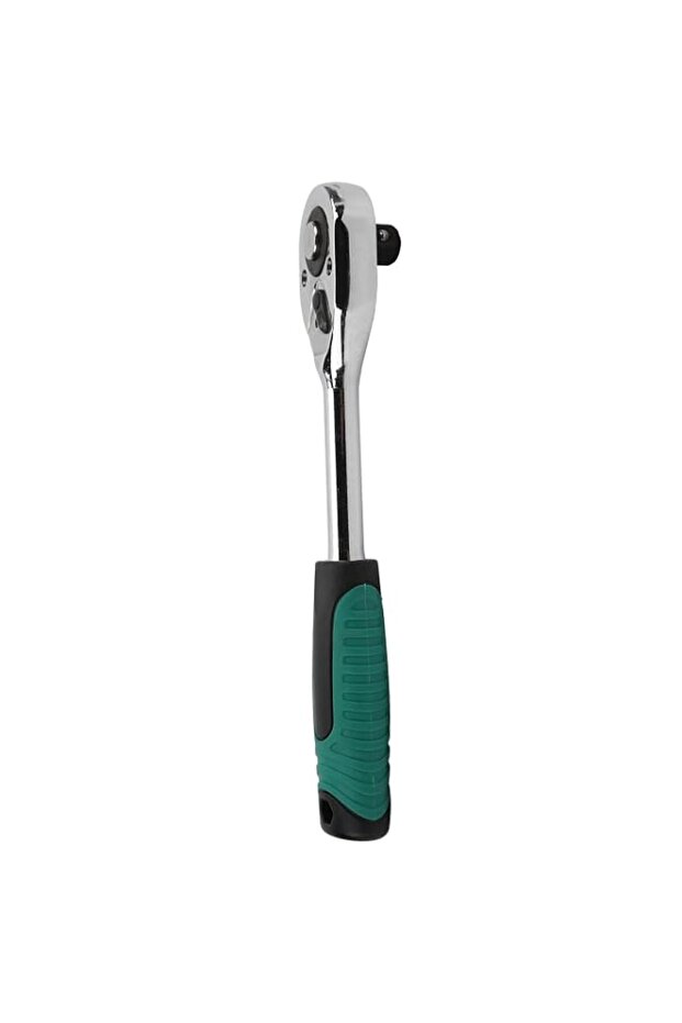 1/2in Ratchet Spanner, Carbon Steel, Forward Reverse Conversion Steel Ball Socket Non Slip Handle