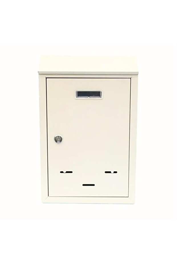 Key Lock MailBoxes for Outside, Locking Wall Mount Mailbox, Security Key Drop Box for Letters Newsp