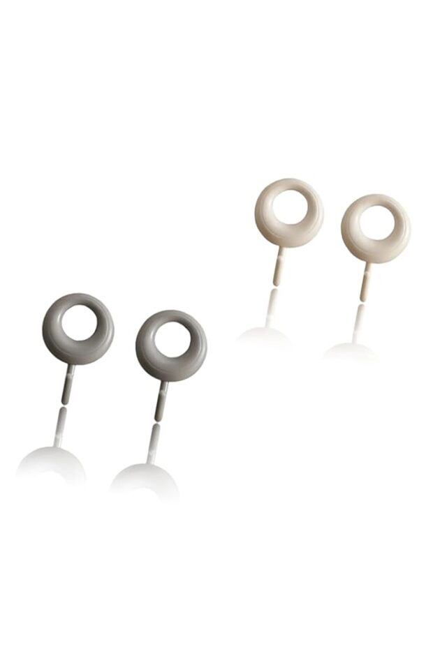 Strong Adhesive Wall Hooks – 4 Pcs Self-Stick Towel Coat Hat Hooks for Bathroom, Kitchen, Door & Cl
