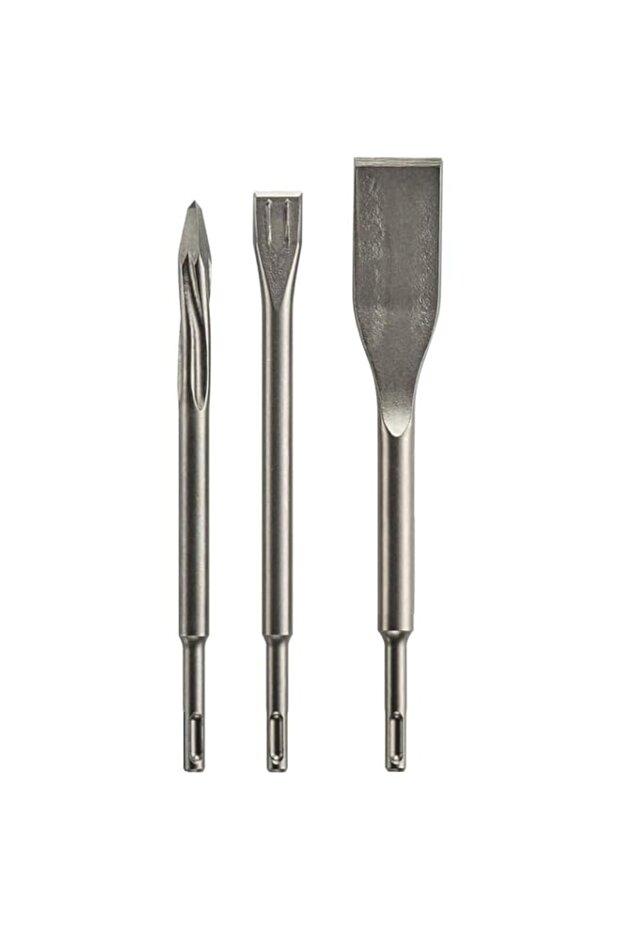 THE WHITE SHOP 3pcs,Self-Sharpening Chisel Set,square handle tip flat chisel pick braze electric ha