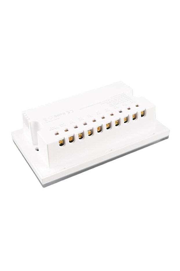 Hyuduo 8-Gang Smart Touch Light Switch WiFi Wall Panel for Home – Voice Control, Timer Function, Mo
