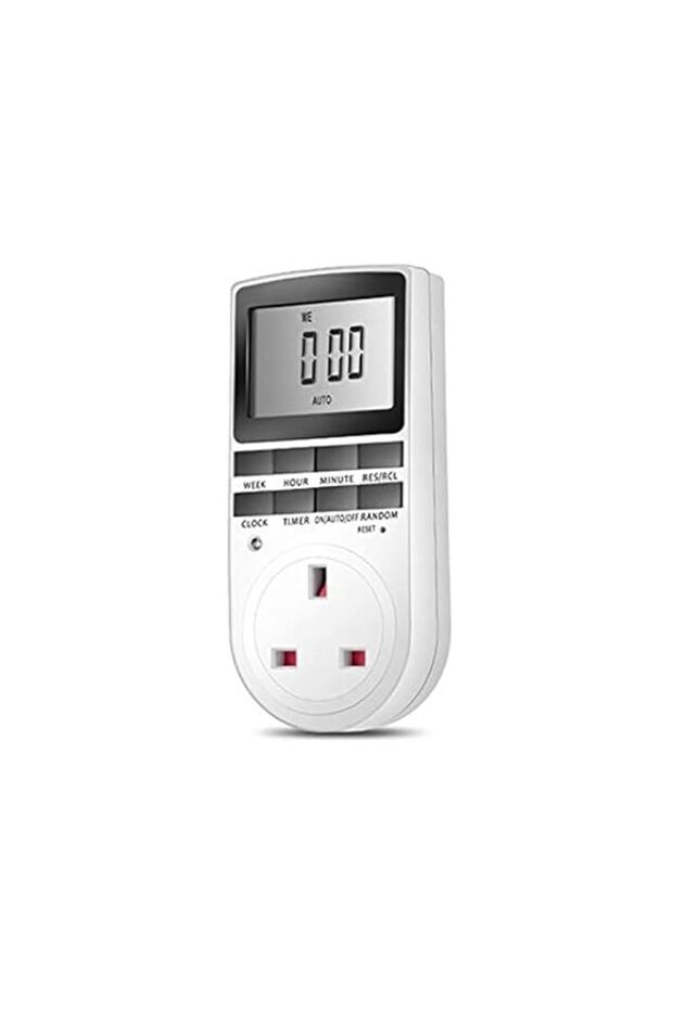 Digital Electrical Plug in Timer Socket 24 Hours / 7 Day Weekly Programmable Light Switch