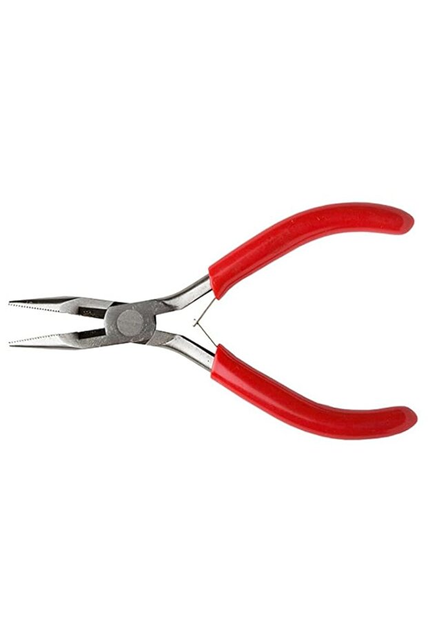 Soft Grip Needle Nose Pliers with Side Cutter, 5 Inch Precision Tool Ideal for Jewelry Making, Bend